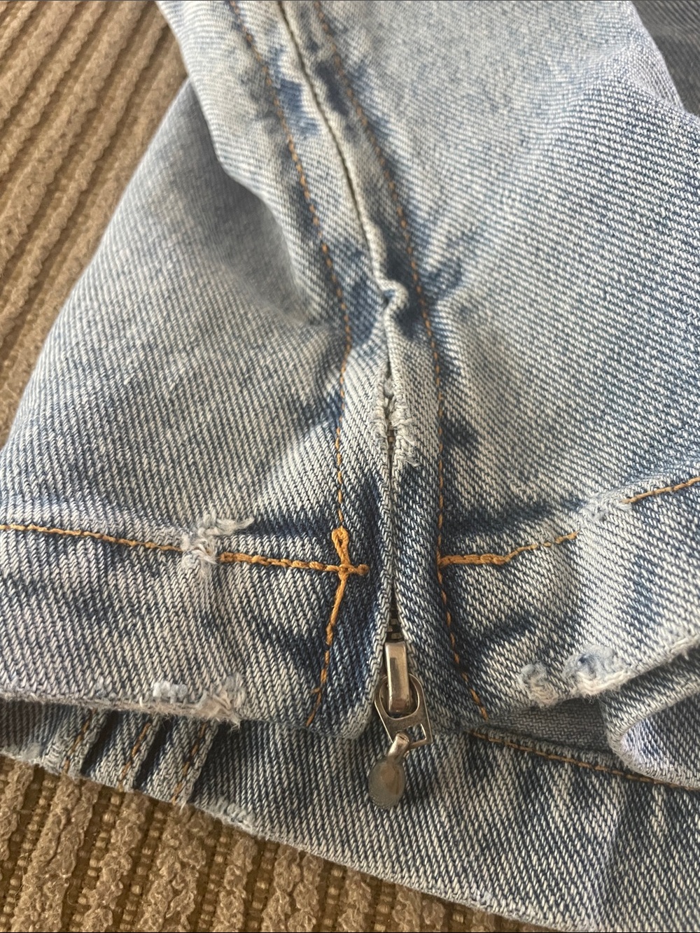 Women's Vintage Newport News Jeanology Collection Denim Tank Top Size 8 - Picture 4 of 9